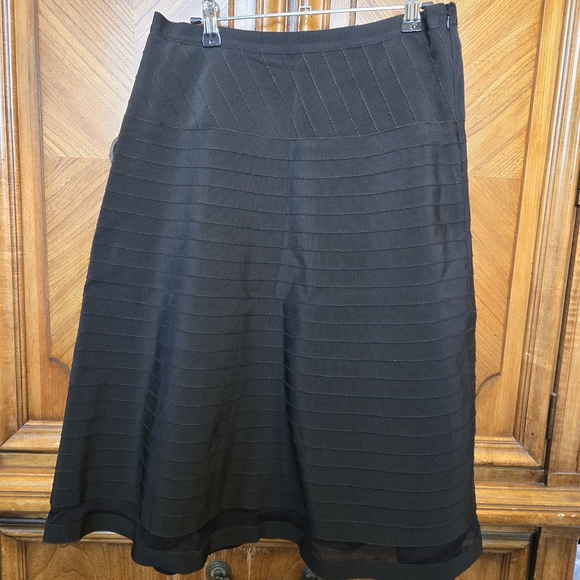 Prada Dresses & Skirts - Prada Black Textured A-Line Skirt